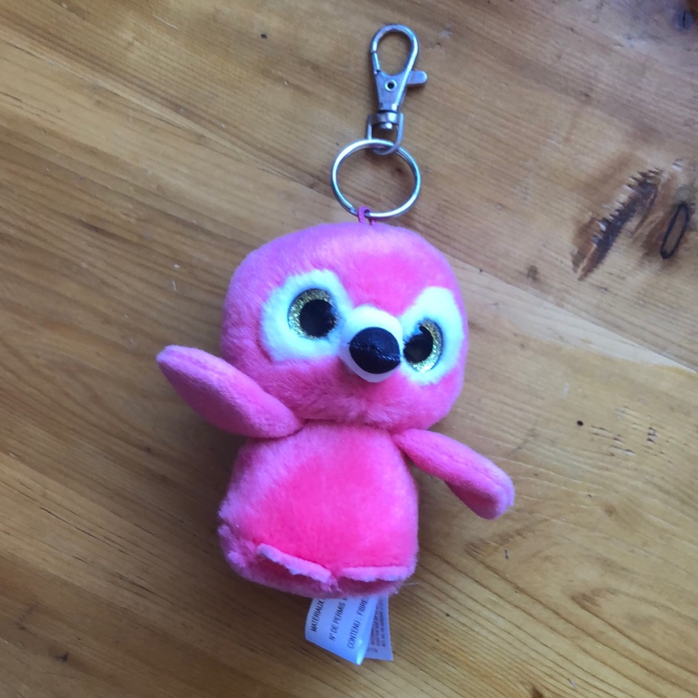 YooHoo brand Flamingo Keychain